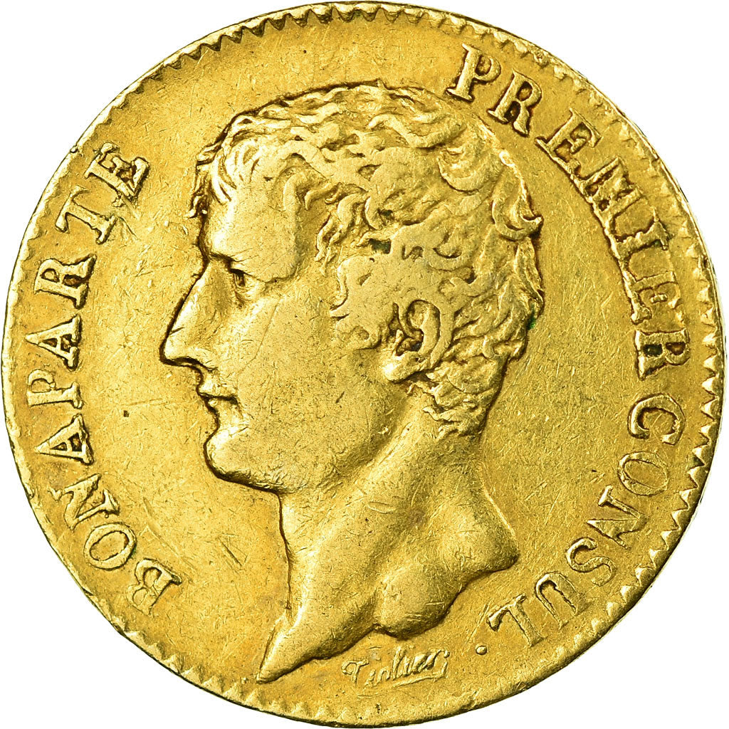 Coin, France, Napoléon I, 20 Francs, An 12 (1804), Paris, Variety, EF(40-45)