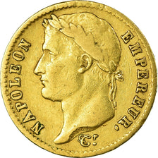 Moeda, França, Napoléon I, 20 Francs, 1808, Paris, VF(30-35), Dourado