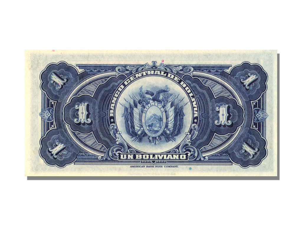 Banknote, Bolivia, 1 Boliviano, 1928, 1928-07-20, UNC(65-70)