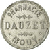 Coin, France, Pharmacie DAUZET, Mouy, 5 Centimes, AU(50-53), Aluminium