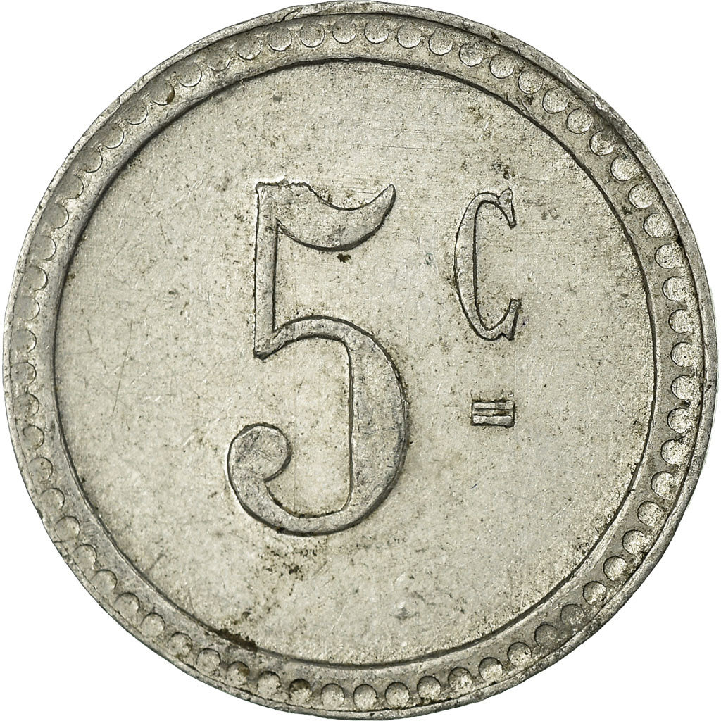 Coin, France, Pharmacie DAUZET, Mouy, 5 Centimes, AU(50-53), Aluminium
