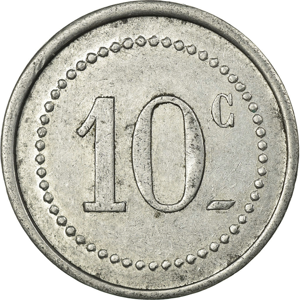 Münze, Frankreich, Pharmacie DAUZET, Mouy, 10 Centimes, SS+, Aluminium