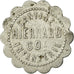 Coin, France, 60ème d'Infanterie, Cantine Hienard, Besançon, 10 Centimes