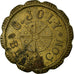 Coin, France, G. Joly, Besançon, 50 Centimes, AU(50-53), Brass