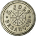 Coin, France, G. Joly, Besançon, 75 Centimes, MS(60-62), Nickel plated brass