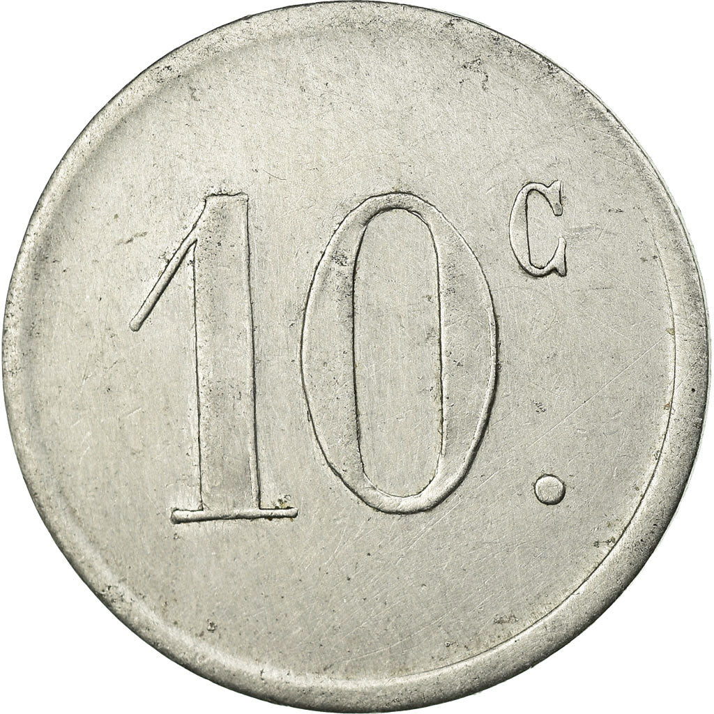 Münze, Frankreich, Syndicat des Limonadiers, Béziers, 10 Centimes, SS+