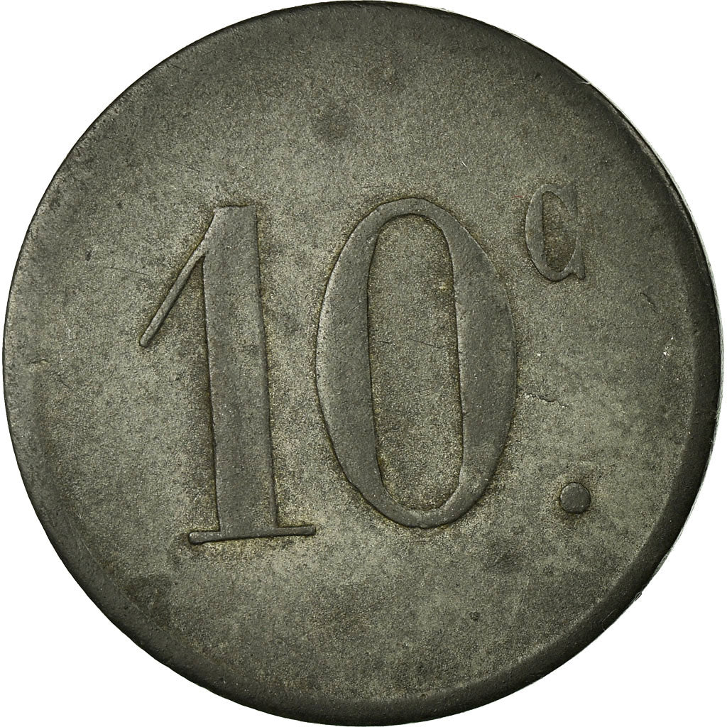 Coin, France, Coopérative des Démobilisés, Béziers, 10 Centimes, EF(40-45)