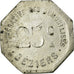 Coin, France, Coopérative des Démobilisés, Béziers, 25 Centimes, EF(40-45)