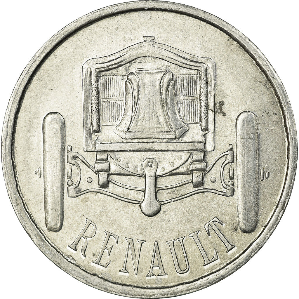 Moneta, Francja, Renault, Boulogne-Billancourt, 10 Centimes, AU(55-58)