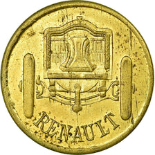 Coin, France, Renault, Boulogne-Billancourt, 50 Centimes, AU(55-58), Brass