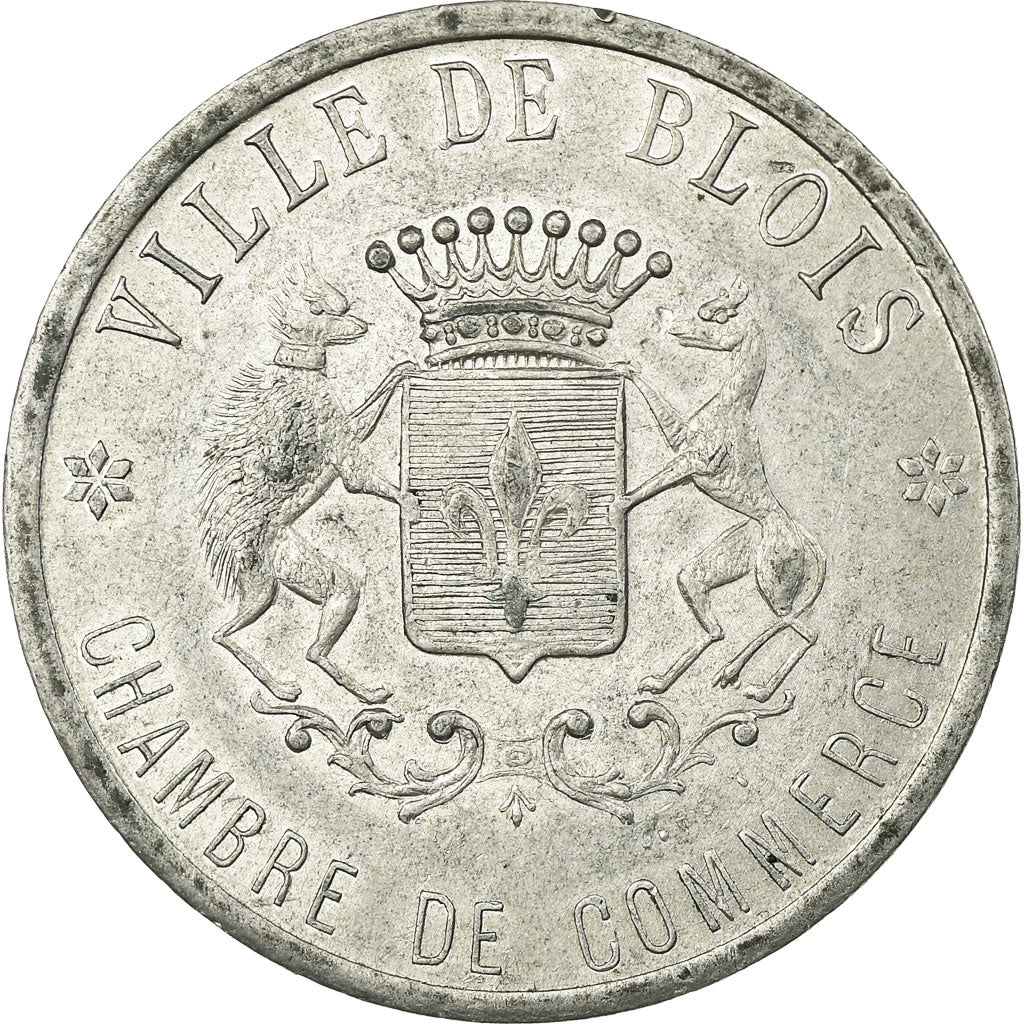 Coin, France, Chambre de Commerce, Blois, 20 Centimes, 1918, AU(50-53)