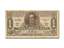 Bolivia, 1 Boliviano, 1928, 1928-07-20, EF(40-45)