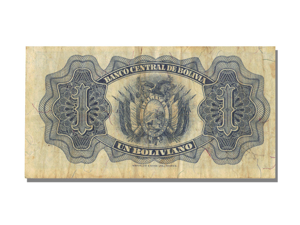Bolivia, 1 Boliviano, 1928, 1928-07-20, EF(40-45)