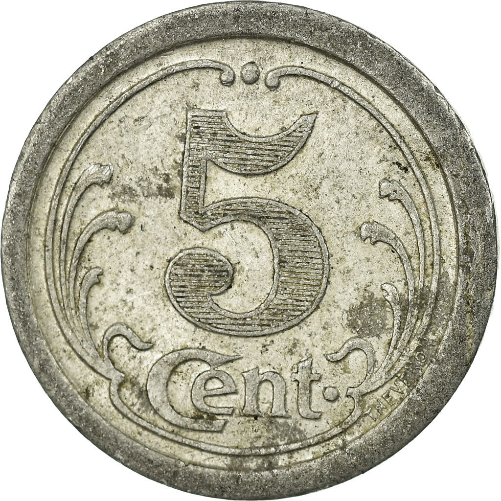 Moneta, Francja, Union des Commerçants, Cadillac, 5 Centimes, 1922, AU(50-53)