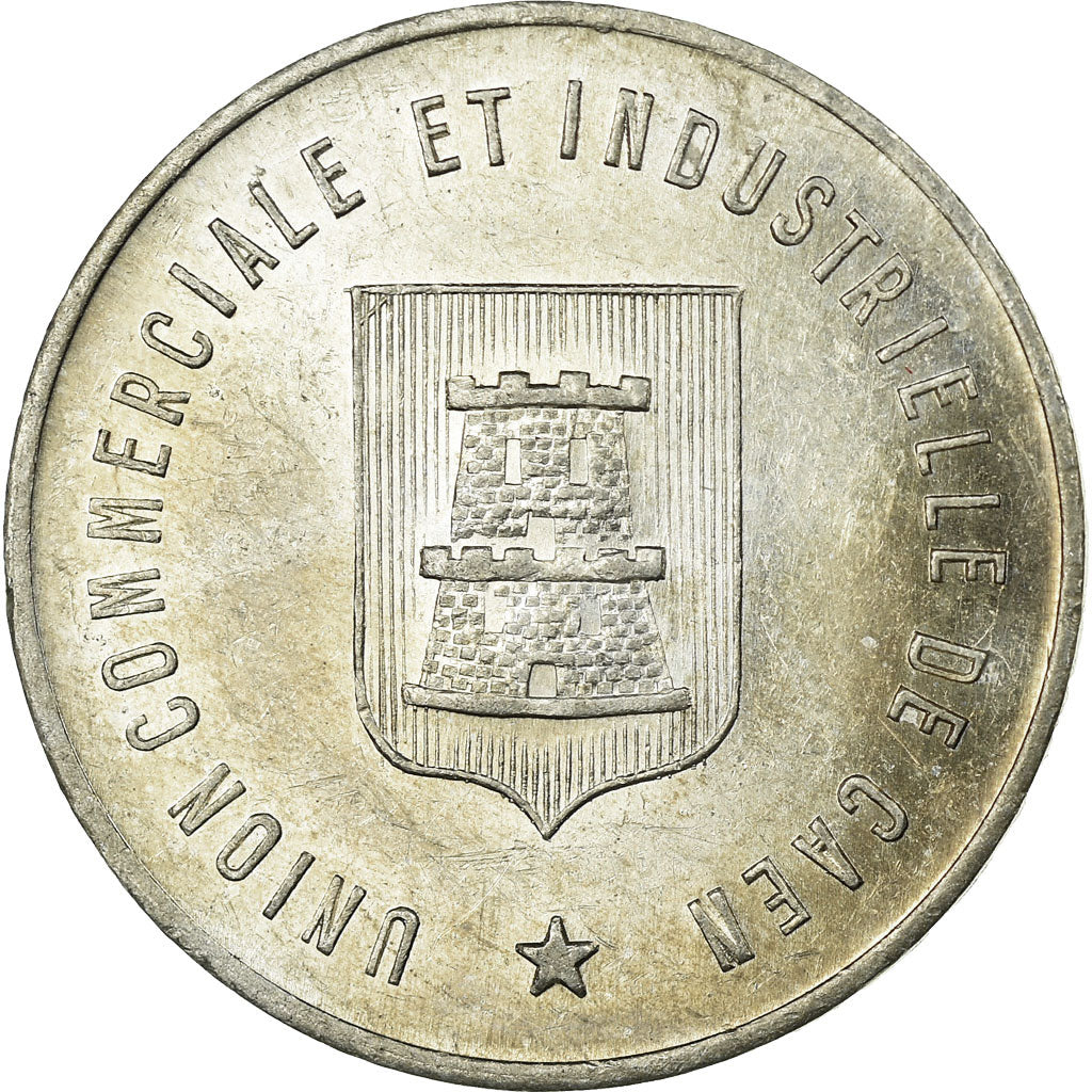 Coin, France, Union Commerciale et Industrielle, Caen, 10 Centimes, 1921