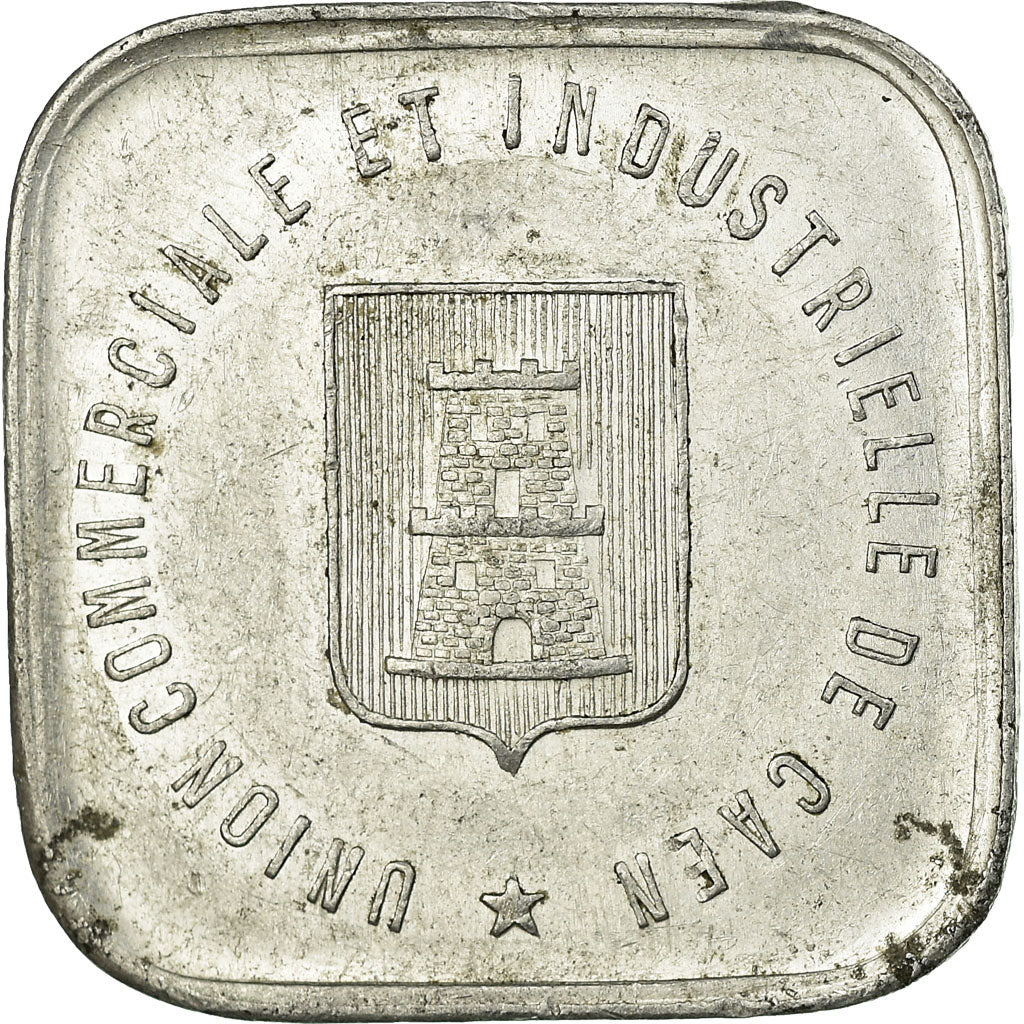 Coin, France, Union Commerciale et Industrielle, Caen, 25 Centimes, 1921