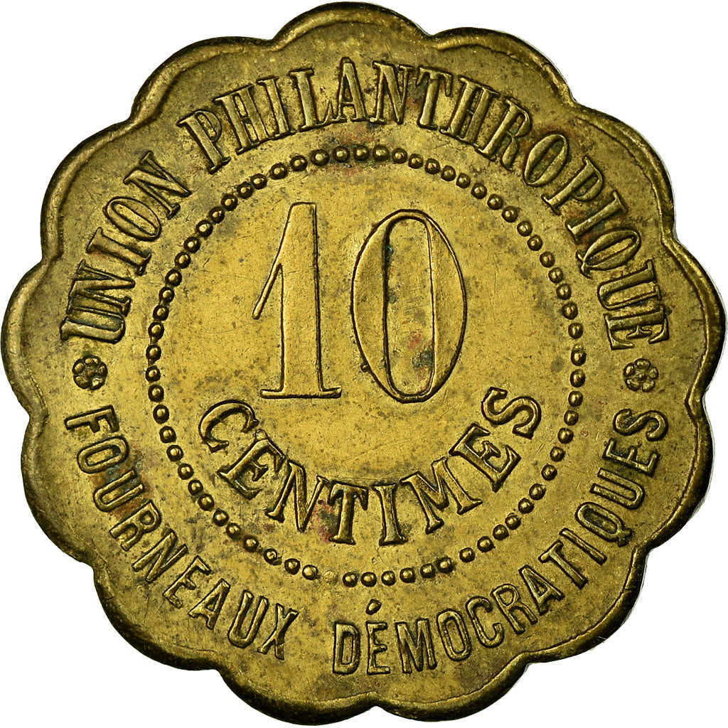 Moeda, França, Union Philanthropique, Fourneaux Démocratiques, Carcassonne, 10