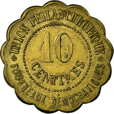 Moeda, França, Union Philanthropique, Fourneaux Démocratiques, Carcassonne, 10