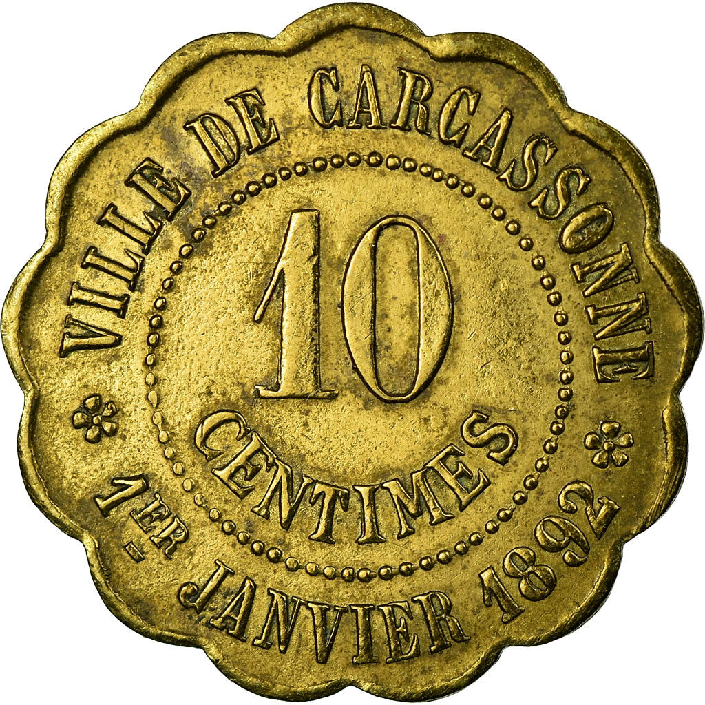 Moeda, França, Union Philanthropique, Fourneaux Démocratiques, Carcassonne, 10