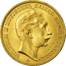 Coin, German States, PRUSSIA, Wilhelm II, 20 Mark, 1913, Berlin, MS(63), Gold