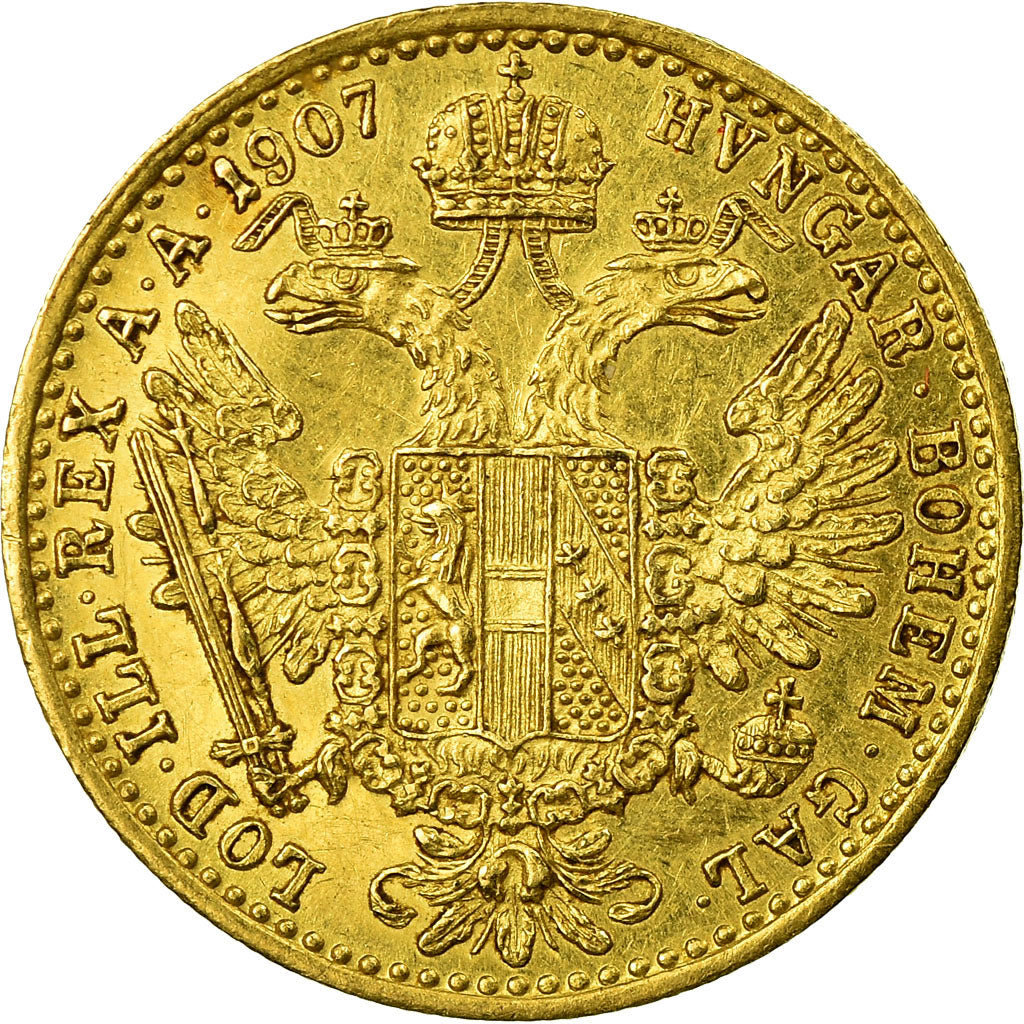 Moneta, Austria, Franz Joseph I, Ducat, 1907, Vienna, SPL-, Oro, KM:2267