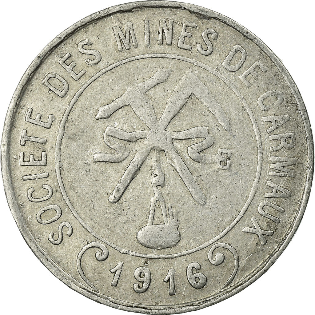Münze, Frankreich, Société des Mines, Carmaux, 5 Centimes, 1916, SS
