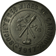 Moneta, Francja, Société des Mines, Carmaux, 5 Centimes, 1917, AU(55-58)