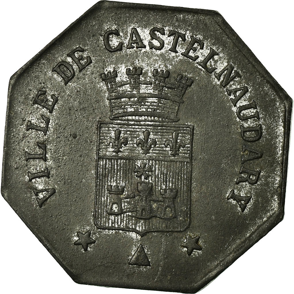 Moneta, Francia, Union des Commerçants, Castelnaudary, 25 Centimes, 1917, BB+