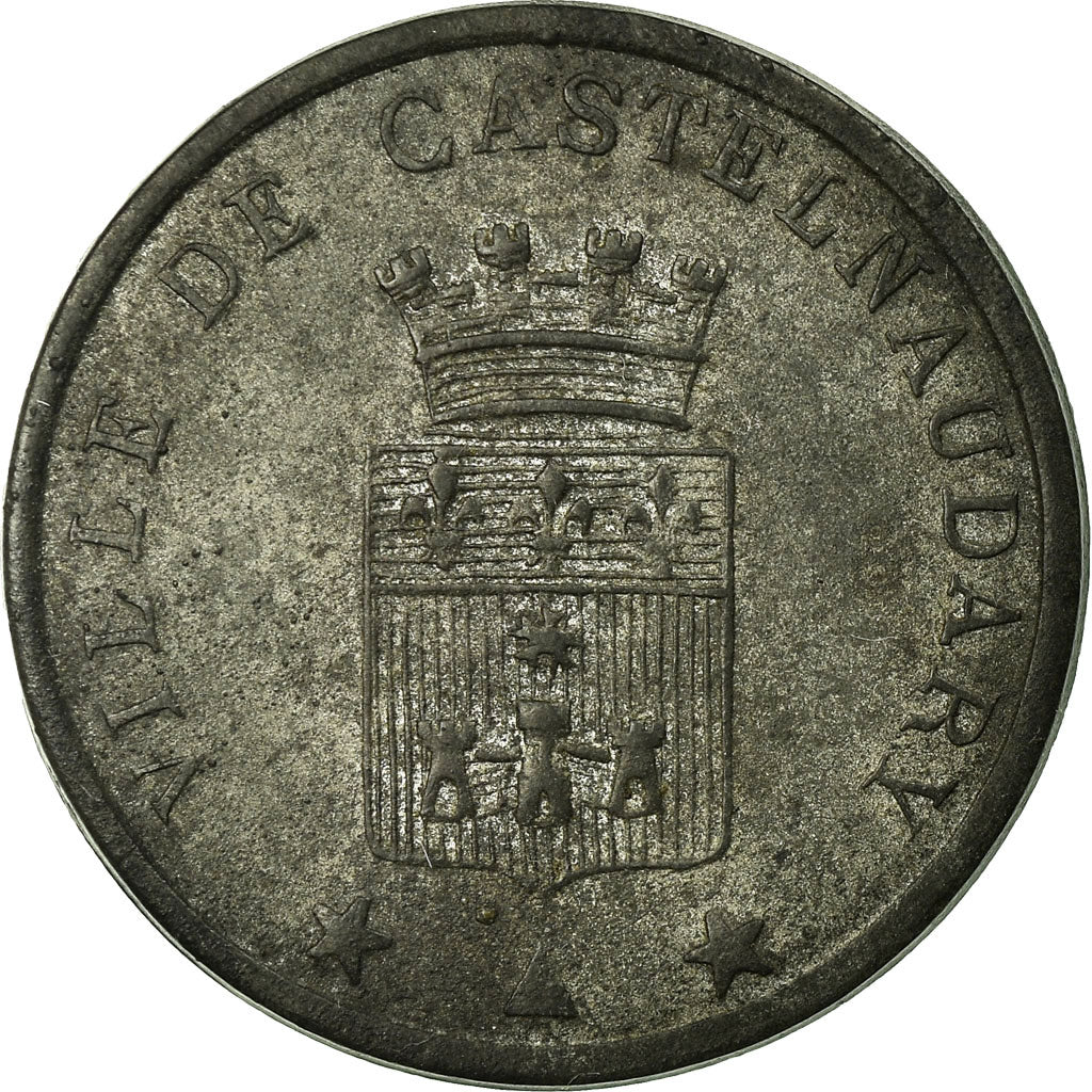 Monnaie, France, Union des Commerçants, Castelnaudary, 10 Centimes, 1917, TTB