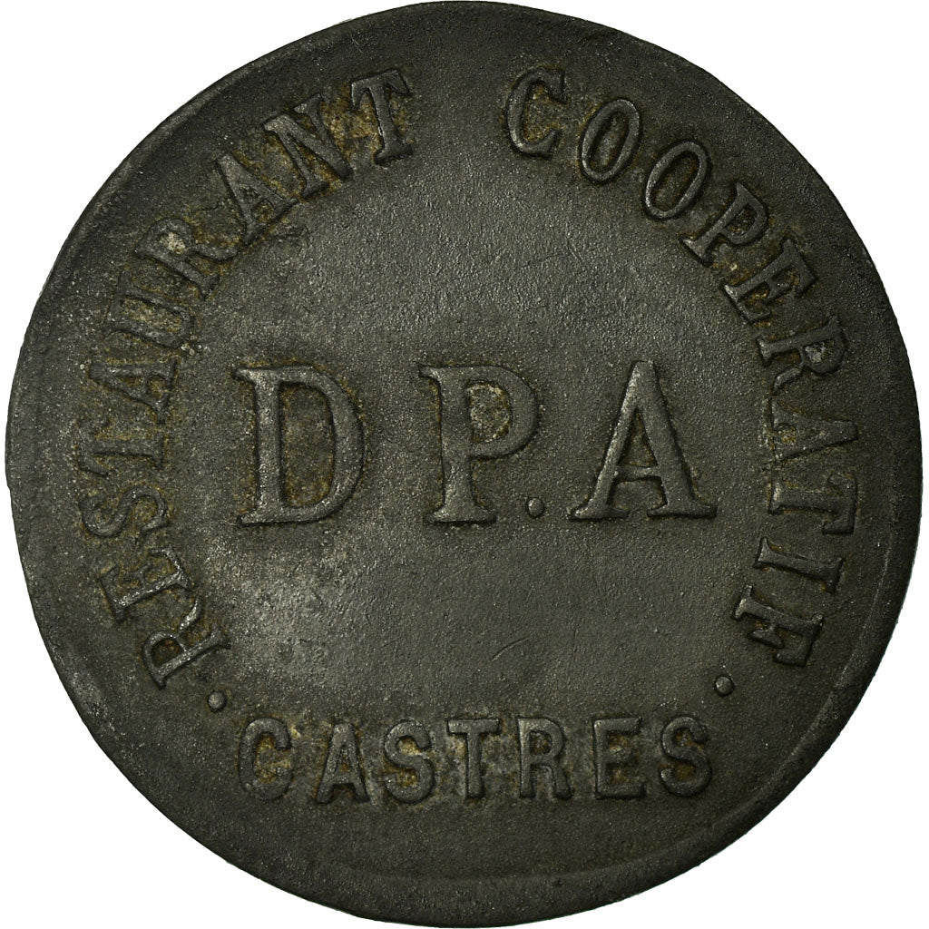 Coin, France, Ville de Castres, Castres, 5 Centimes, EF(40-45), Zinc