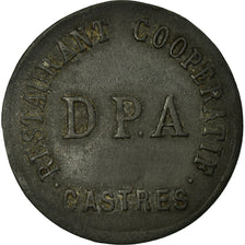 Coin, France, Ville de Castres, Castres, 5 Centimes, EF(40-45), Zinc