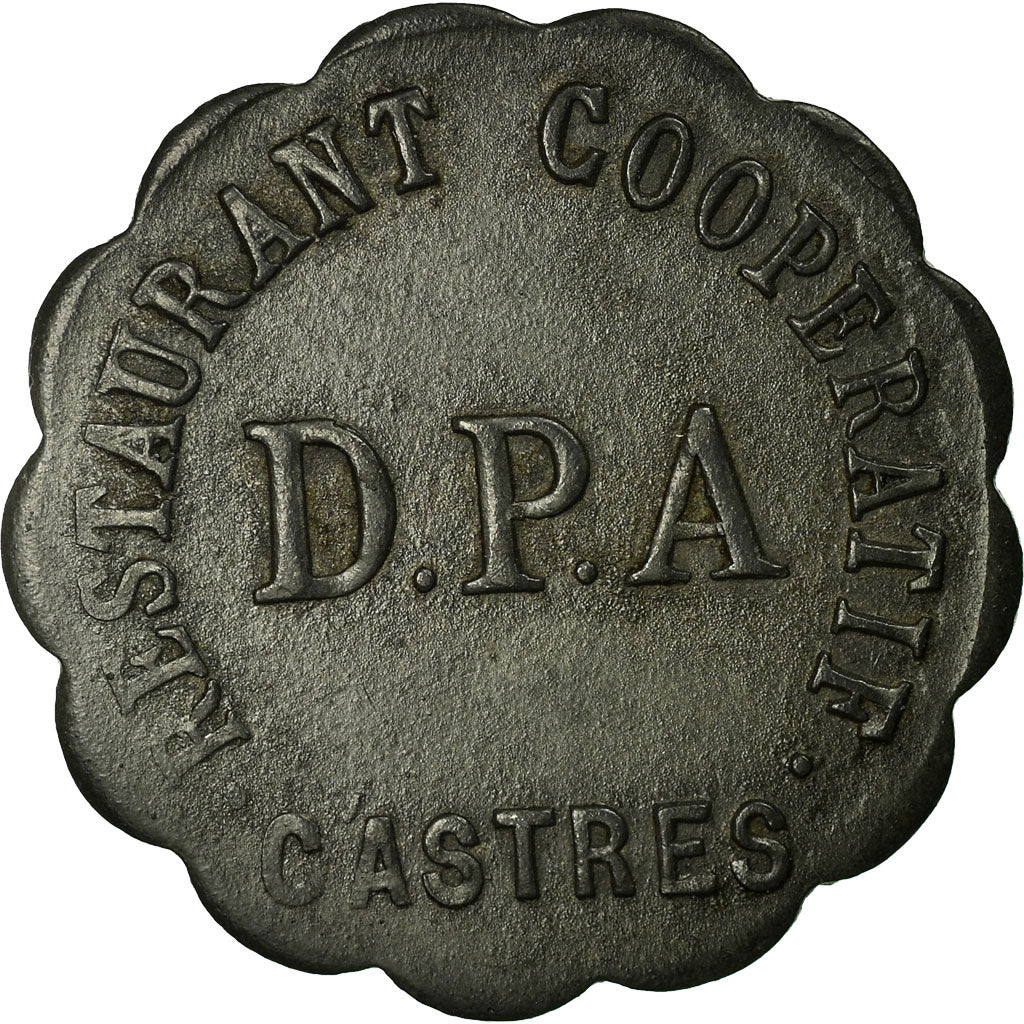 Coin, France, Restaurant Coopératif D.P.A, Castres, 10 Centimes, EF(40-45)