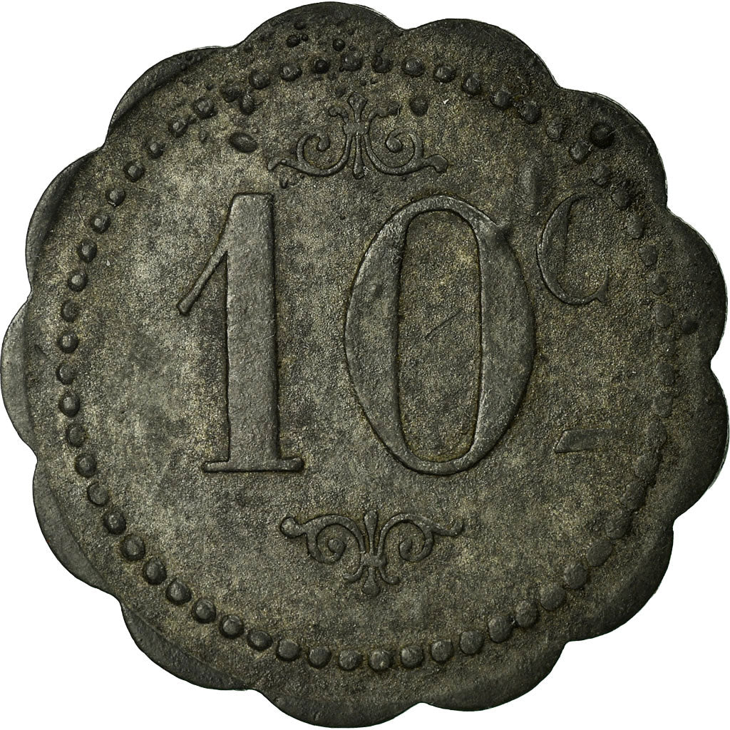 Coin, France, Restaurant Coopératif D.P.A, Castres, 10 Centimes, EF(40-45)