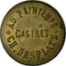 Moeda, França, Au Printemps, Ch. DESPLATS, Castres, 5 Centimes, AU(50-53)