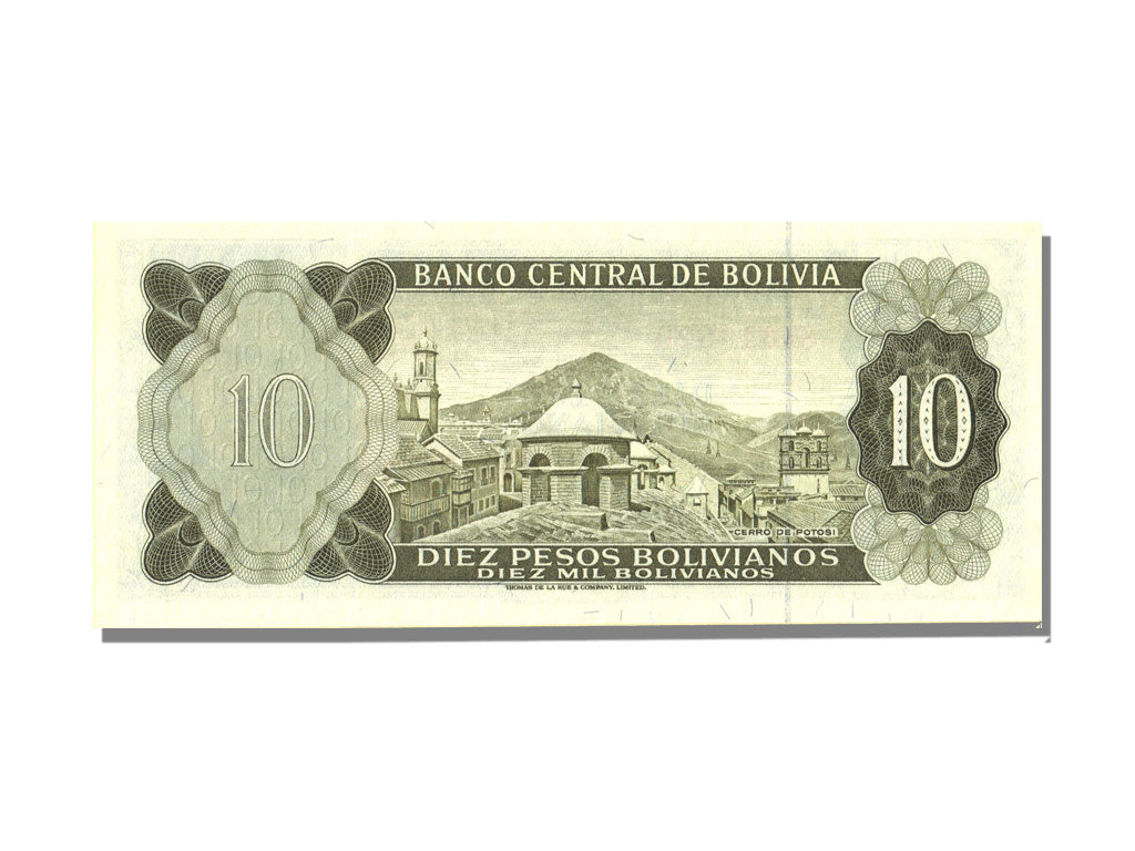 Bolivia, 10 Pesos Bolivianos, 1962, 1962-07-13, UNC(65-70)