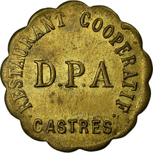 Coin, France, Restaurant Coopératif D.P.A, Castres, 10 Centimes, EF(40-45)