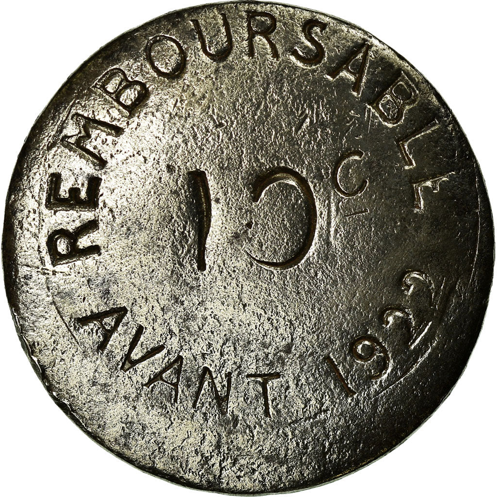 Coin, France, Chambre de Commerce, Bayonne, 10 Centimes, 1917, VF(30-35), Iron