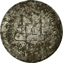 Monnaie, France, Chambre de Commerce, Bayonne, 10 Centimes, 1917, TB+, Iron