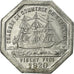 Coin, France, Chambre de Commerce, Bayonne, 25 Centimes, 1920, AU(55-58)