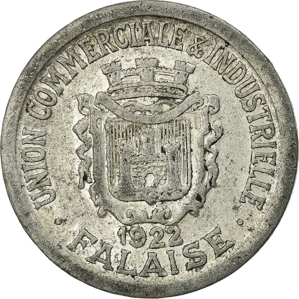 Münze, Frankreich, Union Commerciale et Industrielle, Falaise, 10 Centimes