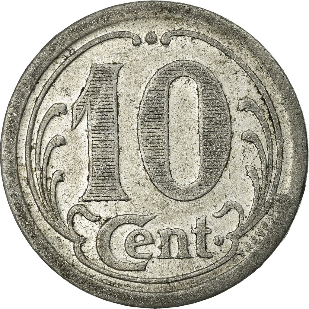 Münze, Frankreich, Union Commerciale et Industrielle, Falaise, 10 Centimes