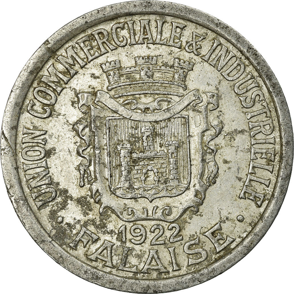 Coin, France, Union Commerciale et Industrielle, Falaise, 25 Centimes, 1922
