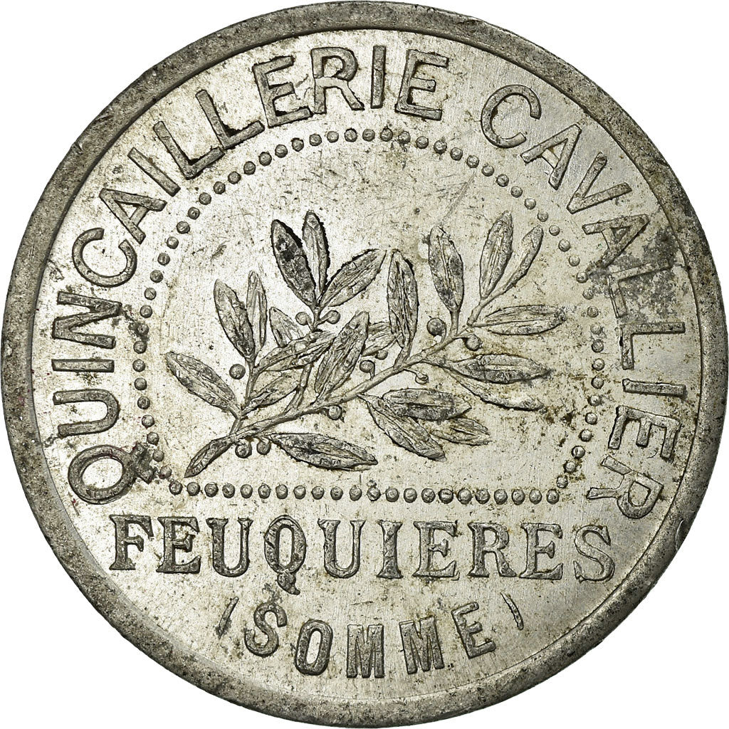 Moneta, Francja, Quincaillerie CAVALLIER, Feuquières, 10 Centimes, AU(50-53)