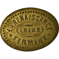 Moneta, Francia, La Renaissance, Firminy, 1 Franc, SPL-, Ottone, Elie:110.8