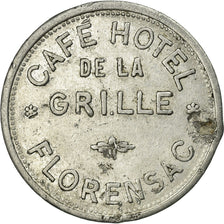 Coin, France, Café Hôtel de la Grille, Florensac, 10 Centimes, EF(40-45)