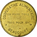 Münze, Frankreich, Coopérative Alimentaire, Beaucourt, 10 Centimes, SS+