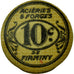 Monnaie, France, Aciéries & Forges, Firminy, 10 Centimes, SUP, Carton