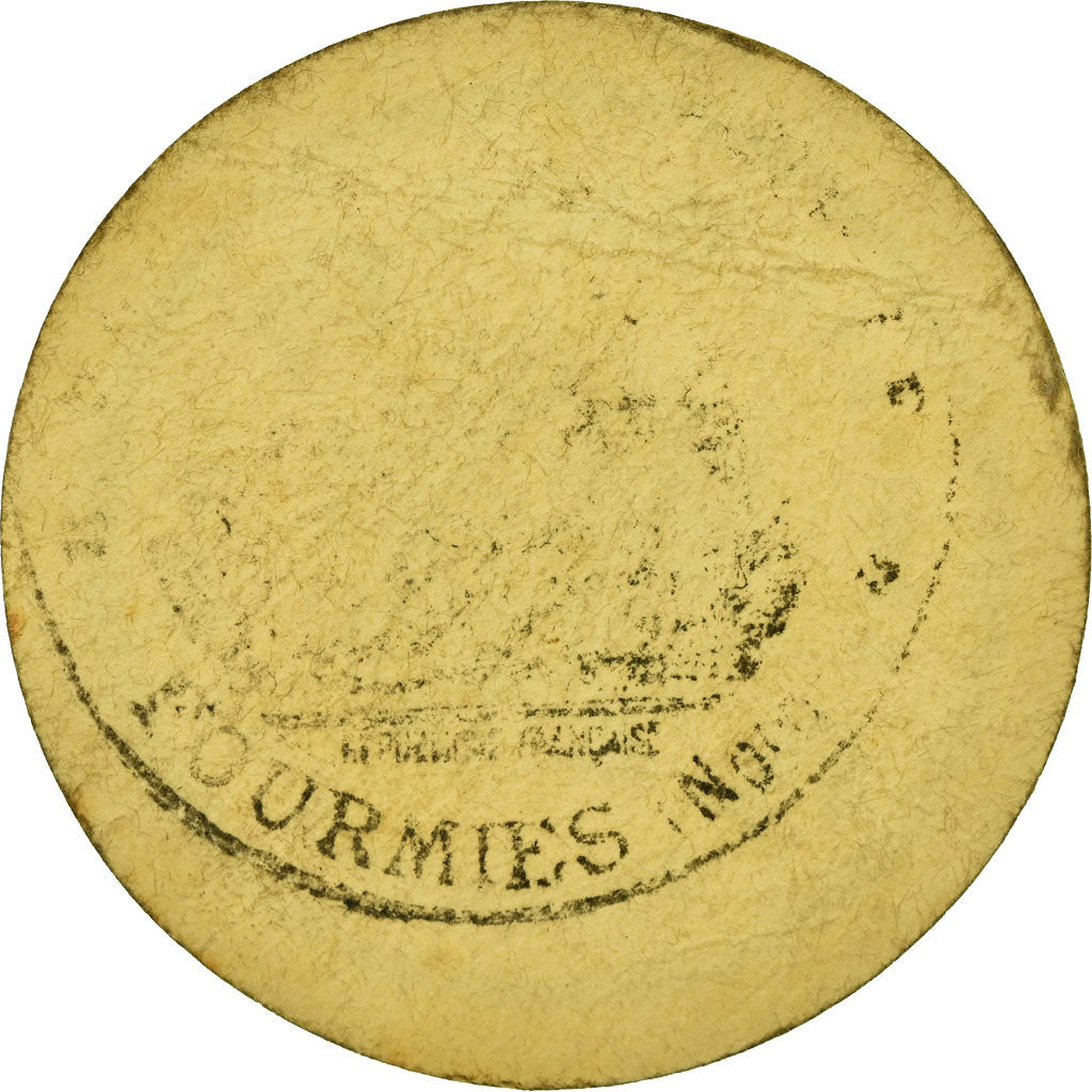 Coin, France, Ville de Fourmies, Fourmies, 5 Centimes, EF(40-45), Cardboard