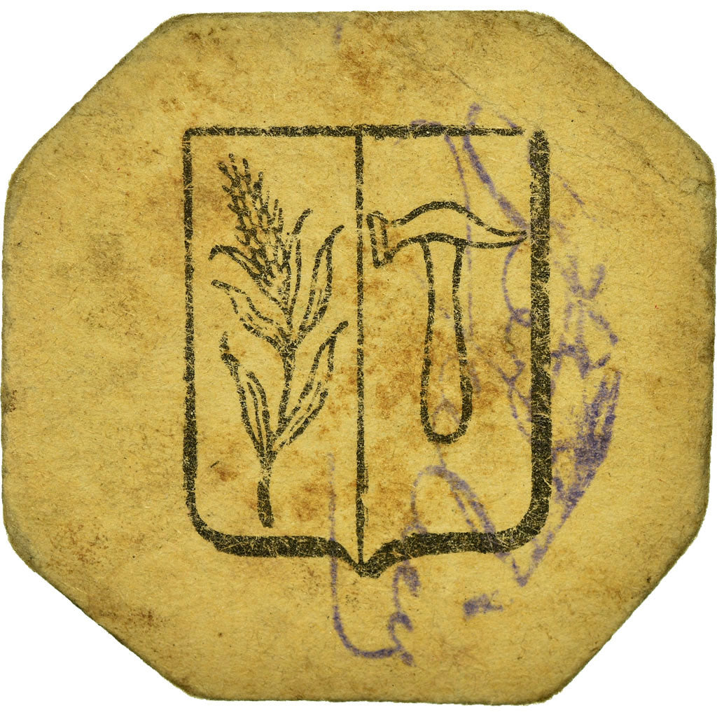 Coin, France, Commune de Graulhet, Graulhet, 25 Centimes, EF(40-45), Cardboard
