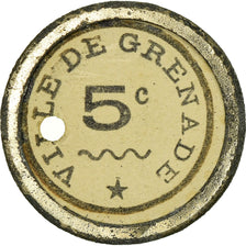 Monnaie, France, Union des Commerçants, Grenade, 5 Centimes, SUP, Carton